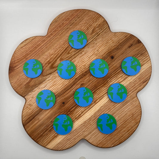Earth Counting Tokens Set of 10