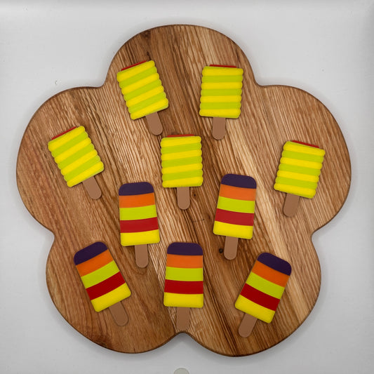 Ice Cream Lolly Counting Tokens