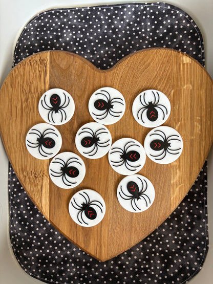Spider Counting Tokens Set of 10