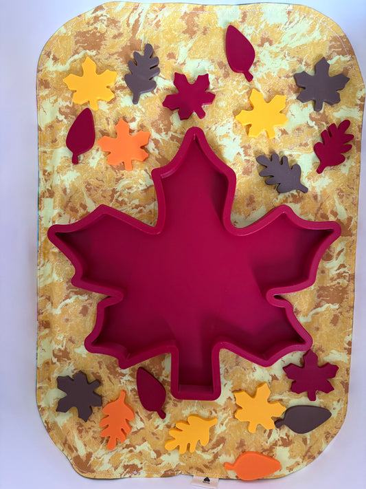 Maple Leaf Sensory Tray Large