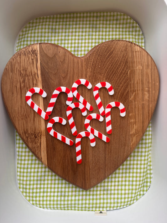 Candy Cane Counting Tokens Set of 10
