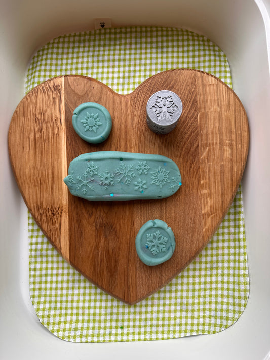 Snowflake Playdough Roller Mini