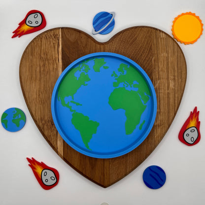 Earth & Moon Sensory Trays