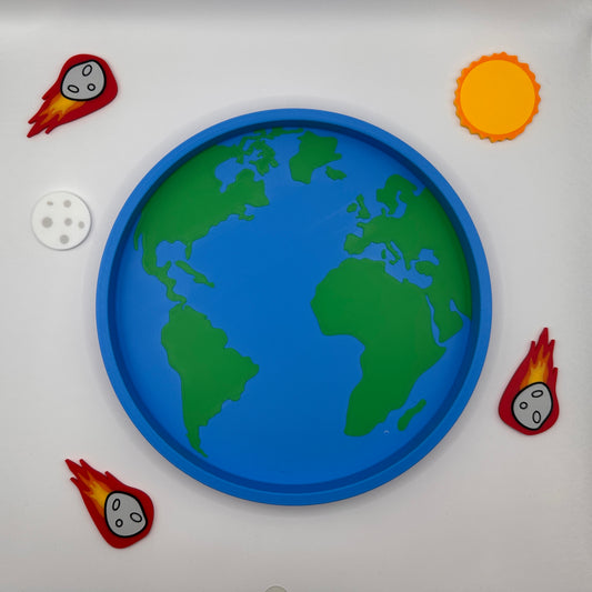 Earth & Moon Sensory Trays