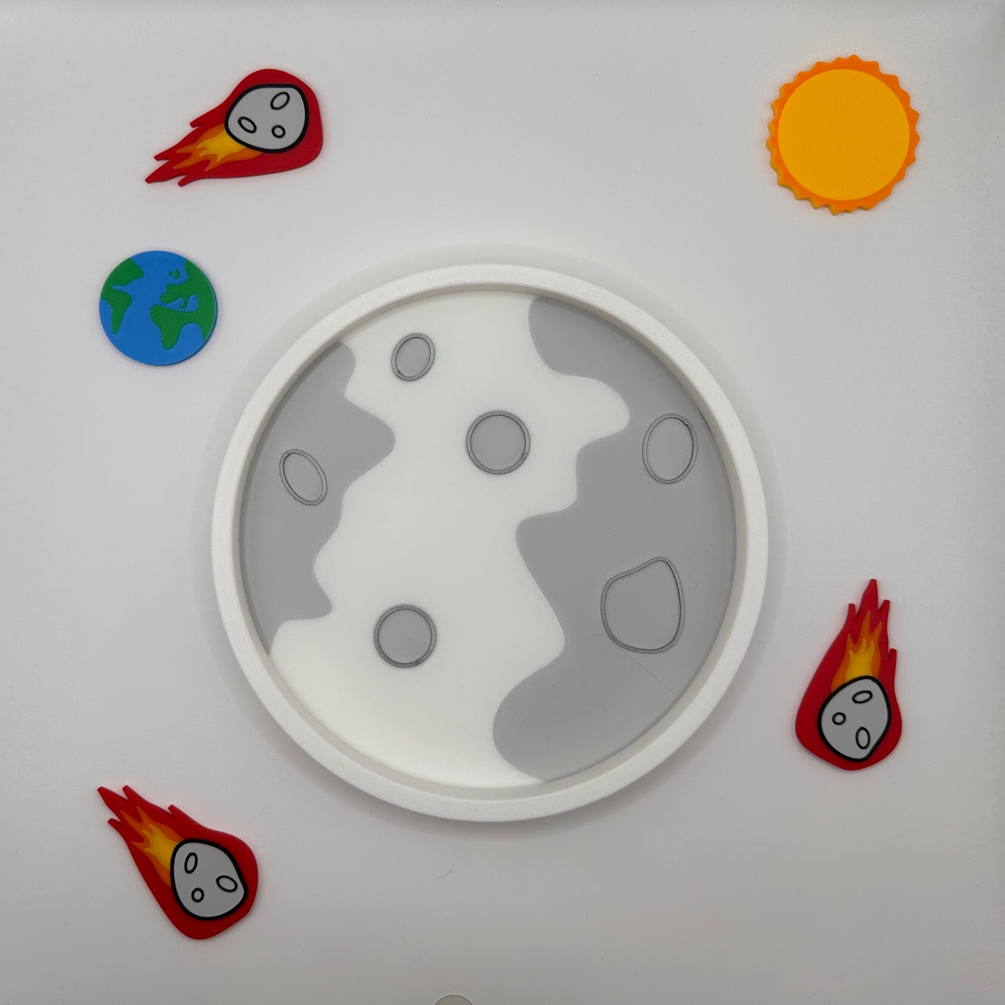 Earth & Moon Sensory Trays