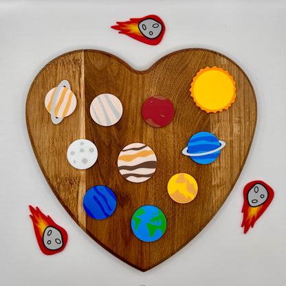 Solar System Counting Tokens Set of 10