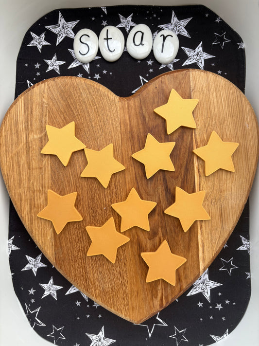 Star Counting Tokens Set of 10