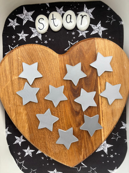 Star Counting Tokens Set of 10