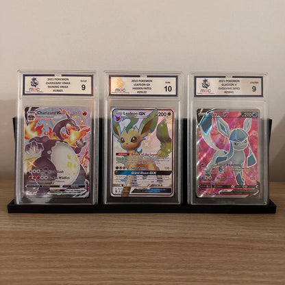 Pokemon Graded Card Display Stands Displays Up To 9 ACE PSA Graded Cards